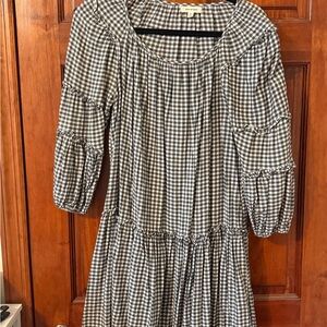 Max Studio Black and White Gingham Dress